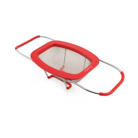 Professional Red Stainless Steel Expandable Colander