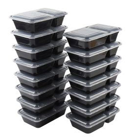 60 Piece Meal Prep Food Storage Containers, 15Pack 1L plus 15Pack 900ml