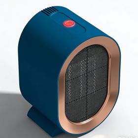 1200W Mini Portable Ceramic Plug In Fan Heater,with 2 Heat Settings ,Overheat Protection Low Energy Silent (Option: Blue)